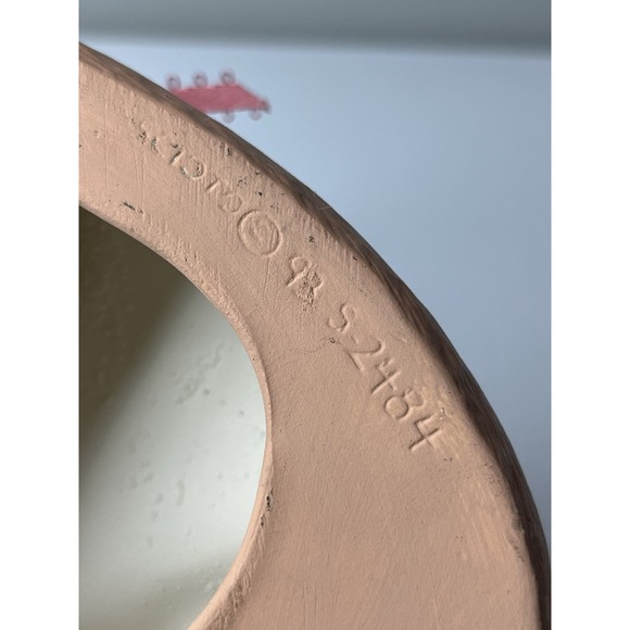 Vtg Ceramic Pig Pink With A Bow Kitchen House Decor Wall Hanging - Picture 8 of 10